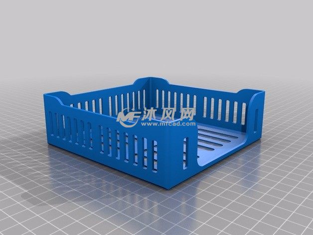  面巾纸盒子模型图-矮