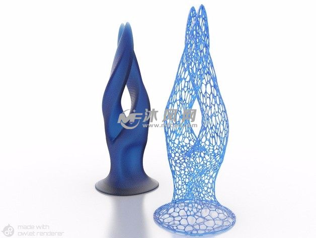 泰森多边形装饰效果图