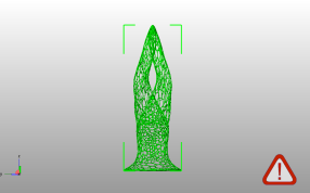 泰森多边形装饰侧视图