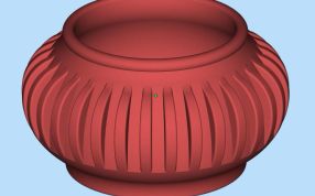 花盆三维设计