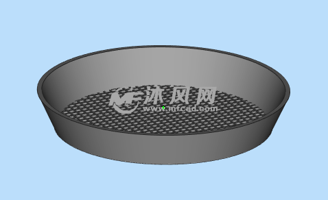漏斗过滤网三维模型