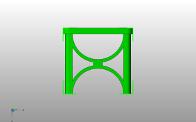 烤肉小桌子主视图