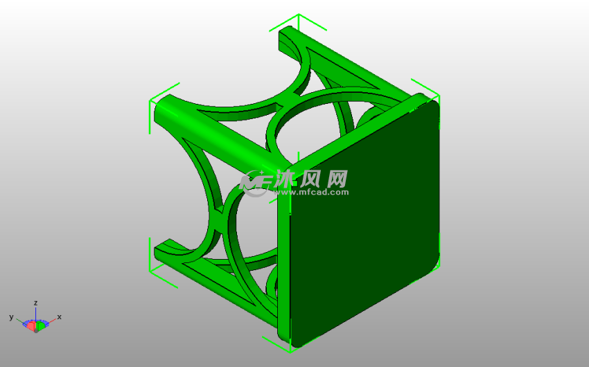 烤肉小桌子斜视图