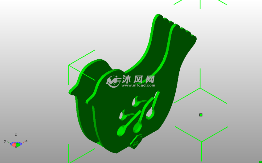 小鸟面巾纸盒斜视图