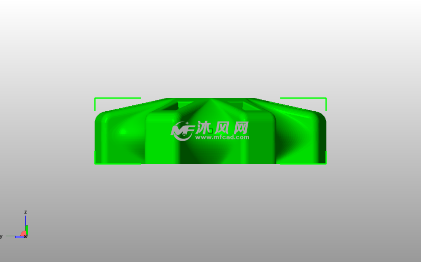  优盘钥匙架主视图