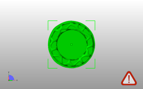 圆柱镂空灯罩俯视图