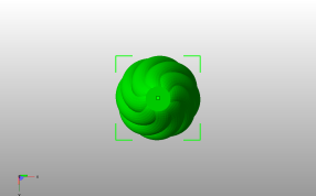 旋转手指装饰底视图