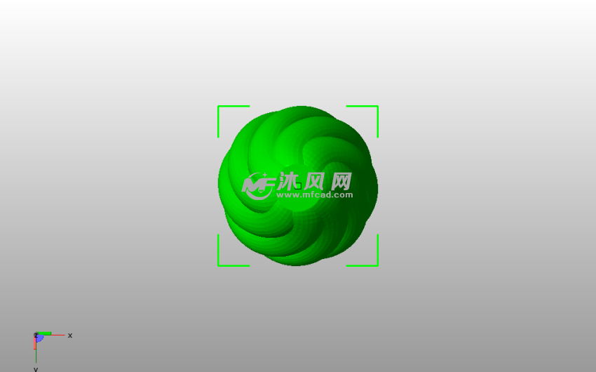 旋转手指装饰底视图