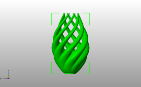 旋转手指装饰主视图