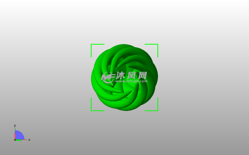 旋转手指装饰俯视图