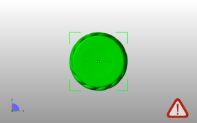 简单花瓶模型底视图