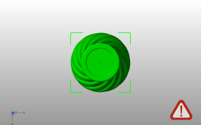 简单花瓶模型俯视图