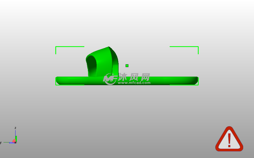  沙滩凉鞋侧视图