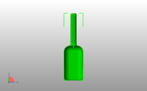 面粉坚果铲主视图