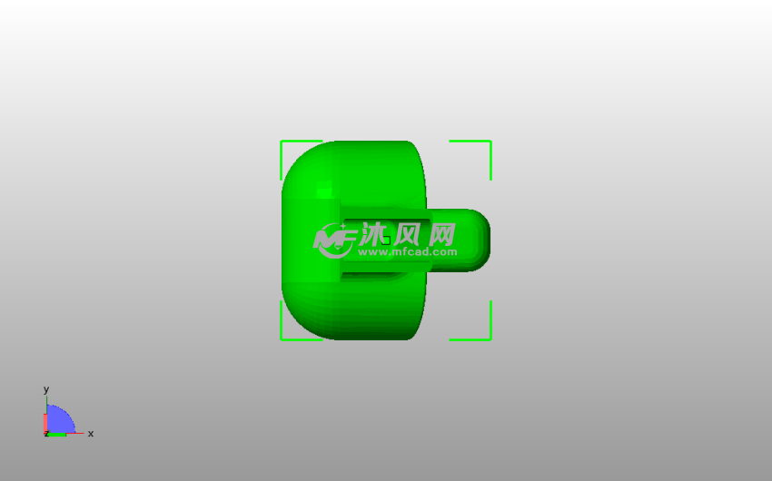 面粉坚果铲俯视图