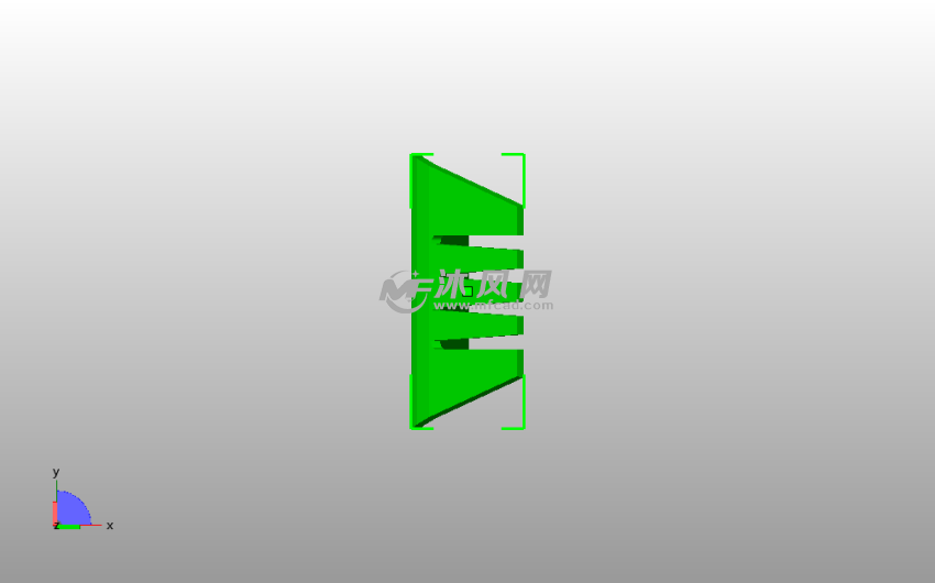 方便面叉子俯视图