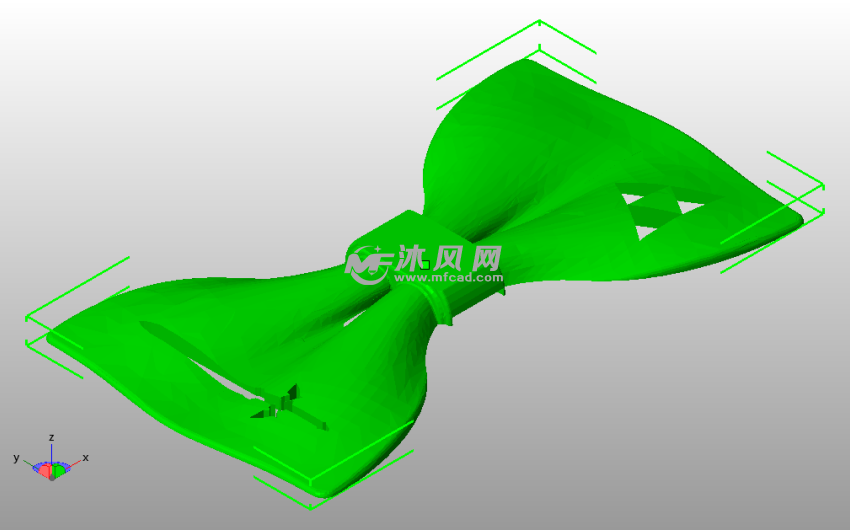 泽尔达传奇领结斜视图