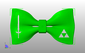 泽尔达传奇领结俯视图