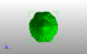 艺术品花瓶俯视图