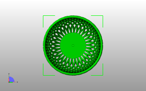 网格捧碗俯视图