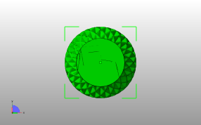 双扭曲花瓶底视图