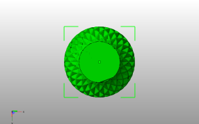 双扭曲花瓶俯视图