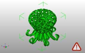 镂空装饰花瓶斜视图