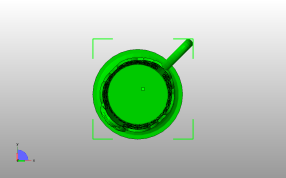  镂空花篮模型俯视图