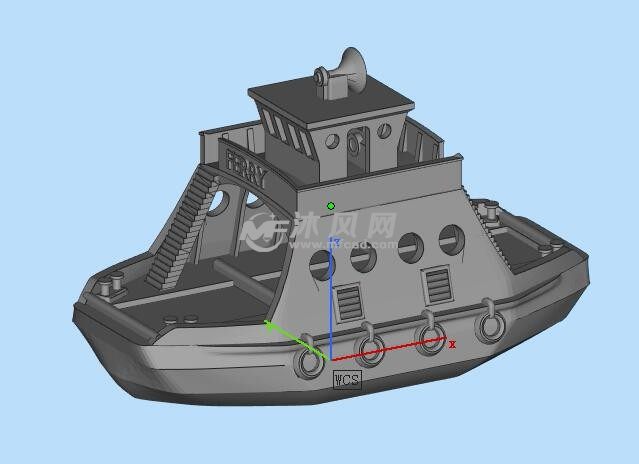 轮船三维模型