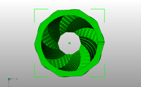参变量灯罩底视图