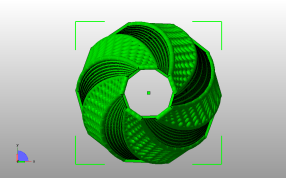参变量灯罩俯视图