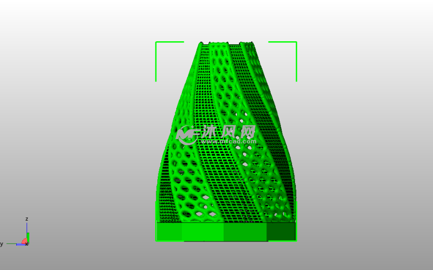 参变量灯罩主视图