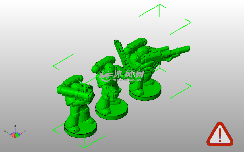 海军陆战队斜视图