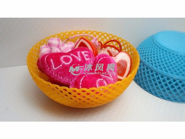 几何图案镂空碗-放置糖