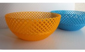 几何图案镂空碗-空碗侧视图