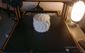 时尚小花瓶打印图