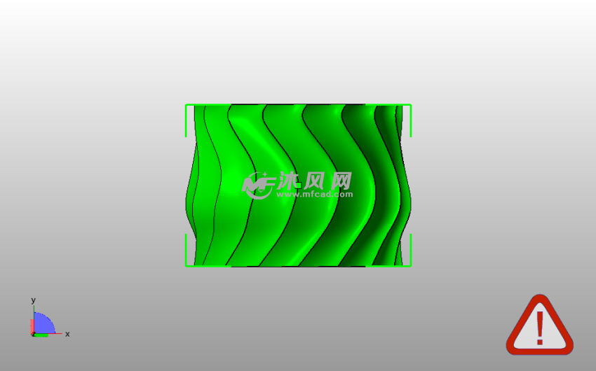 时尚小花瓶主视图