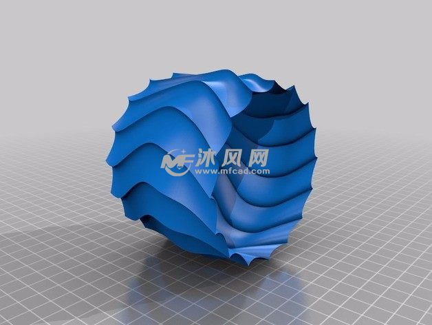 时尚小花瓶斜视图