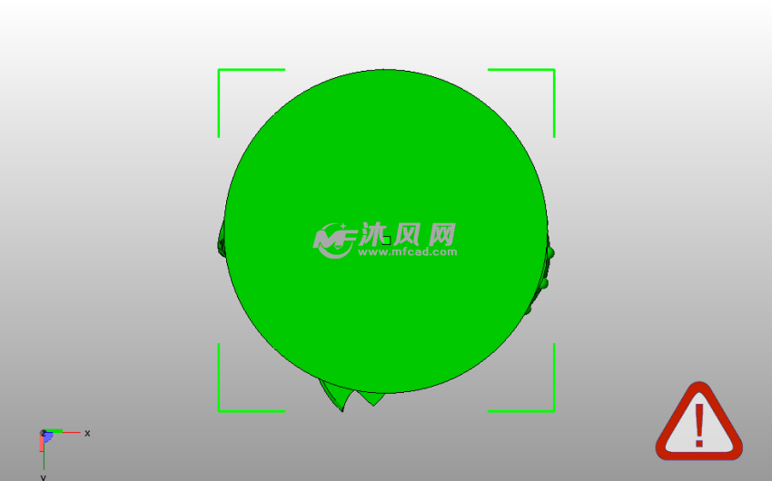 水桶桌面摆件底视图