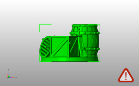水桶桌面摆件侧视图