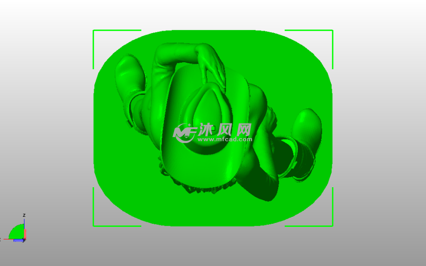 性感女牛仔俯视图