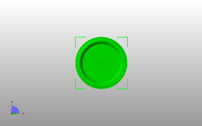 宿营刀叉盒盒俯视图