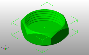 宿营刀叉盒盖斜视图