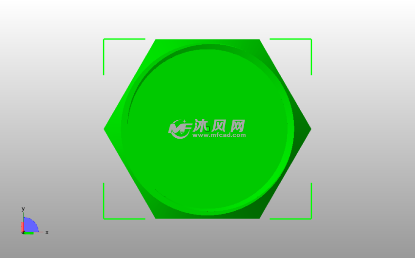 宿营刀叉盒盖俯视图