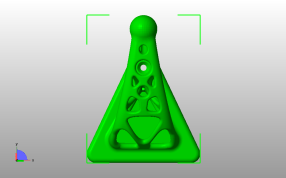 中空衣服挂钩主视图
