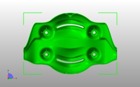  注塑模具部件底视图