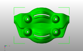  注塑模具部件俯视图