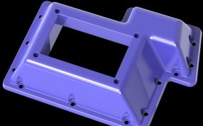 注塑模具零部件俯视图