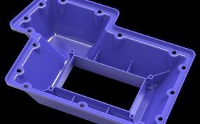 注塑模具零部件底视图