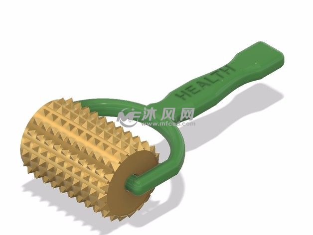 按摩器模型效果图